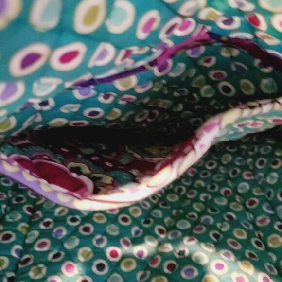 Vera Bradley Hipster Heather Paisley Large Purse or Travel Tote Women's Purple - Picture 5 of 12